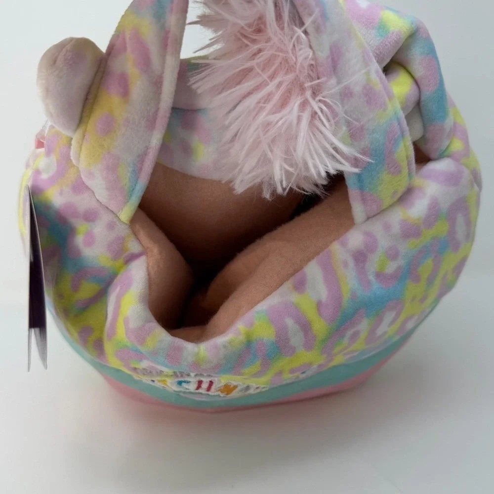 NWT Squishmallows Bexley Unicorn Plush Basket Tote Toy Storage Easter Gift Bag